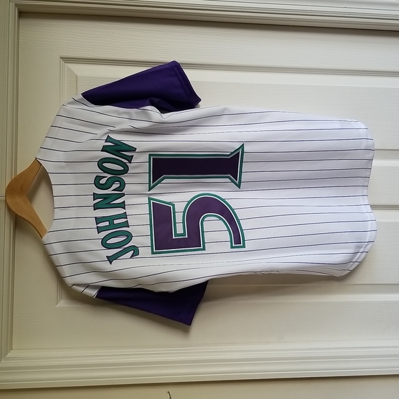 RANDY JOHNSON ARIZONA DIAMONDBACKS THROWBACK JERSEY - Picture 9 of 9